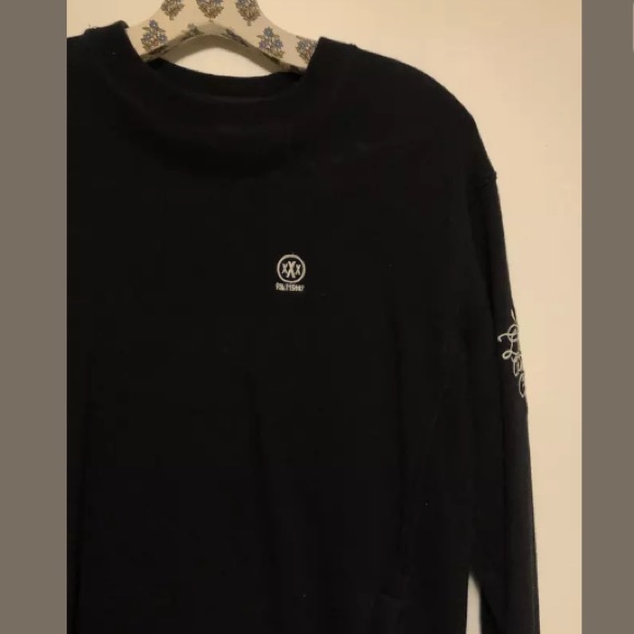❤️SOLD❤️ 10.DEEP Black Paradise Embroidered Sweater jumper - Picture 4 of 4